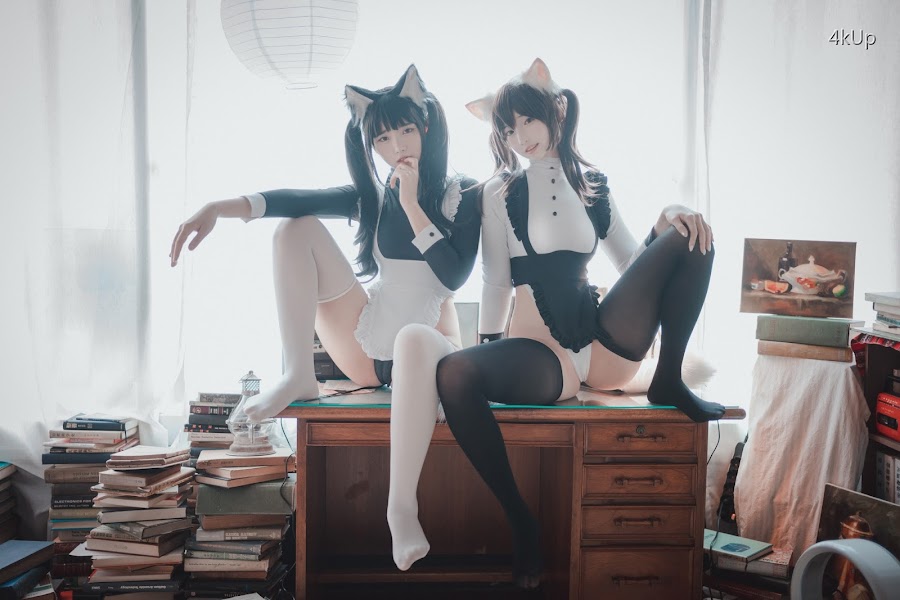 DJAWA Photo – Bambi (밤비) & Sonson (손손) Maid Mansion W