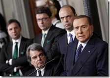 Berlusconi, Alfano e Brunetta, ovvero coloro che vogliono abolire l'IMU sulla prima casa