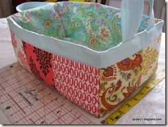 side one of scrappy basket