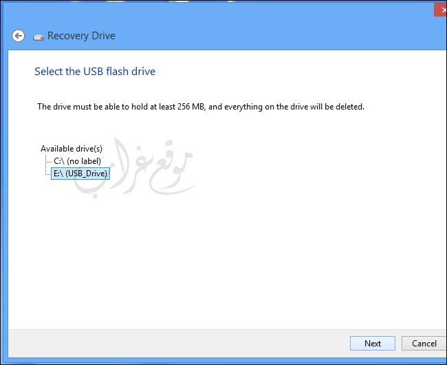 select usb-flash drive