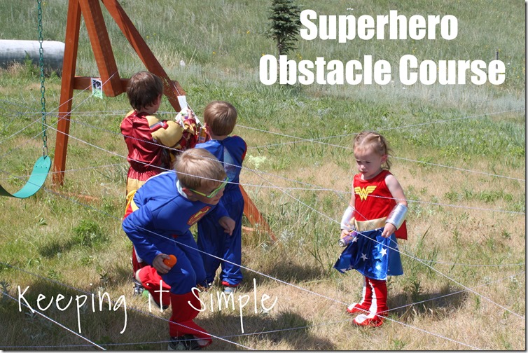 Superhero Obstacle Course