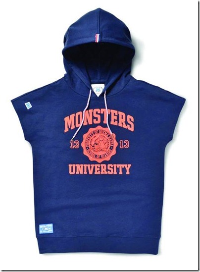 Monster University X Giordano - Blue hoodie