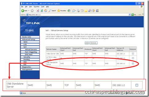 virtual server cnb