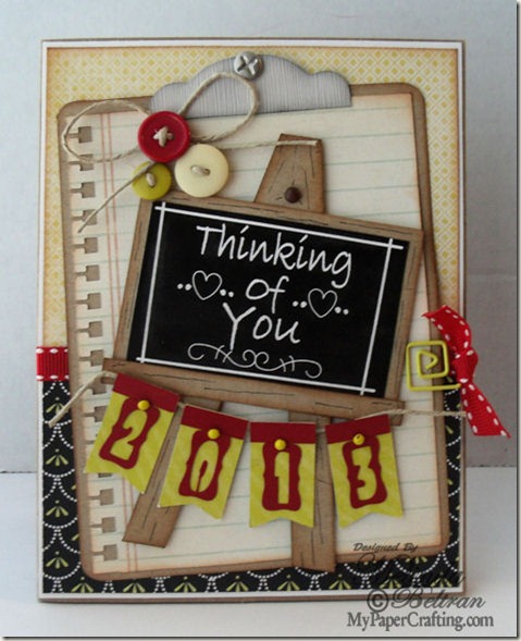 thinking of you chalkboard card-475