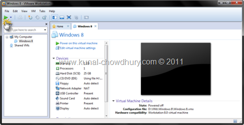9. Click Run to Boot the VM 9. Click Run to Boot the VM