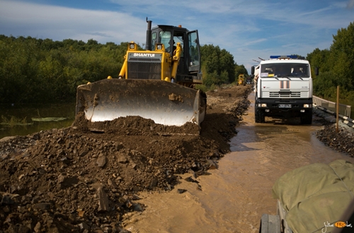 Военные борются с паводками на Дальнем Востоке