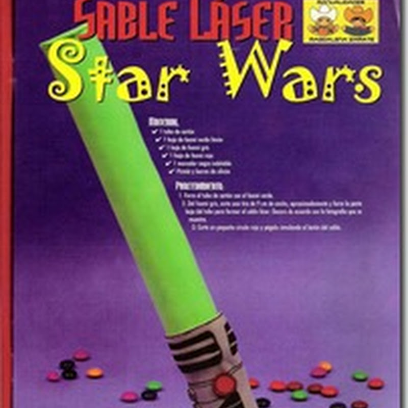 Ideas para hacer un sable láser de Star Wars