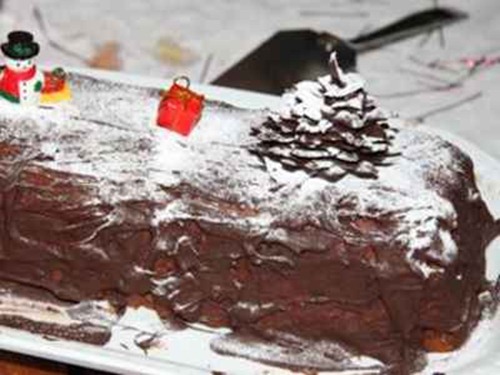 ARdV Bûche de Noël au Pain d'Epices et Chocolat