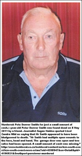 Smith Peter Margate pensioner murdered May 8 2011 bludgeoned
