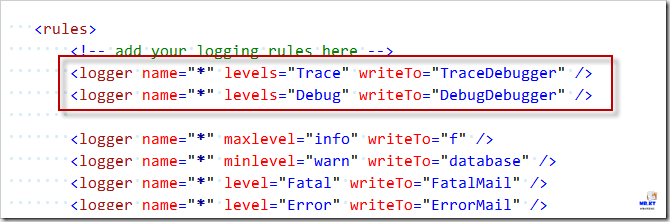mrkt 的程式學習筆記: NLog 輸出記錄資訊到 Visual Studio Output 視窗