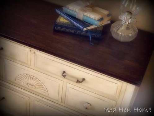 stained top cedar chest