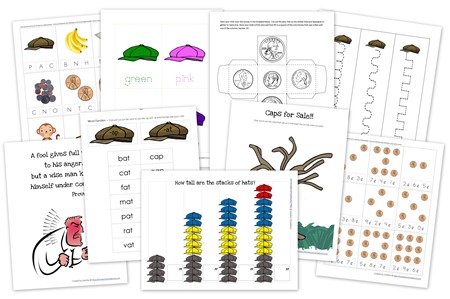 Caps for sale book activities online