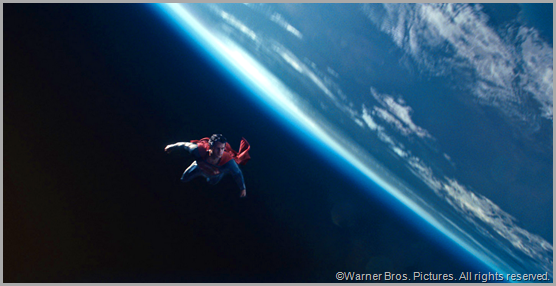 Superman flies much higher than MAN OF STEEL does. CLICK to visit the official movie site.