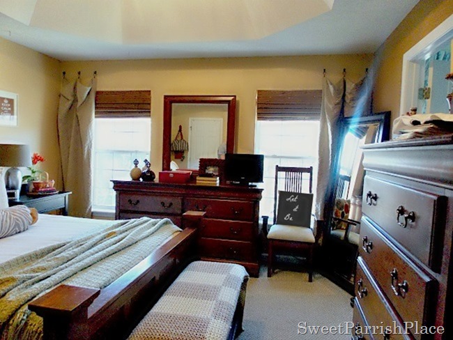 Curtains hung from hooks3