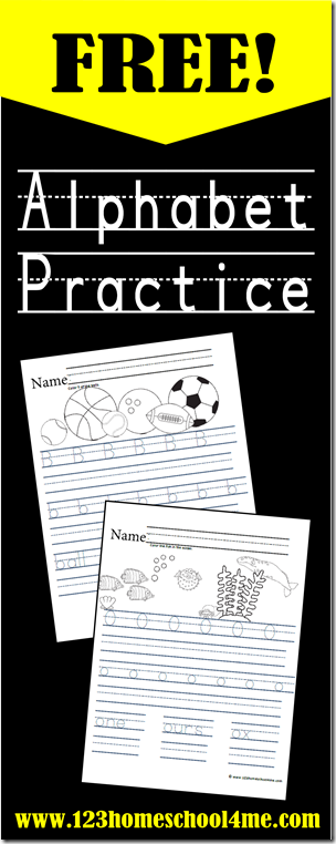 FREE Alphabet Worksheets - these free printable pages are perfect for helping preschool, kindergarten, and first grade practice writing letters, for handwriting practice, homework, summer learning, homeschool, and more. FREE Alphabet Worksheets - these free printable pages are perfect for helping preschool, kindergarten, and first grade practice writing letters, for handwriting practice, homework, summer learning, homeschool, and more.