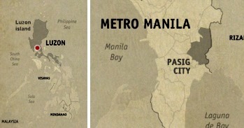Pasig Location Map