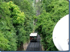 8817 Lookout Mountain, Tennessee - Incline Railway - at the top - car coming up