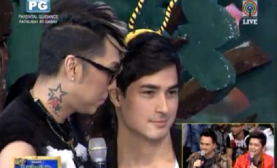 Marlon Stockinger with Vice Ganda in It's Showtime