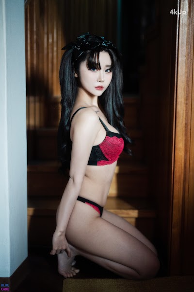 [BLUECAKE] Bomi (보미) & Zia (지아) Fate Saber x Thosaka Rin – Lingerie.Ver