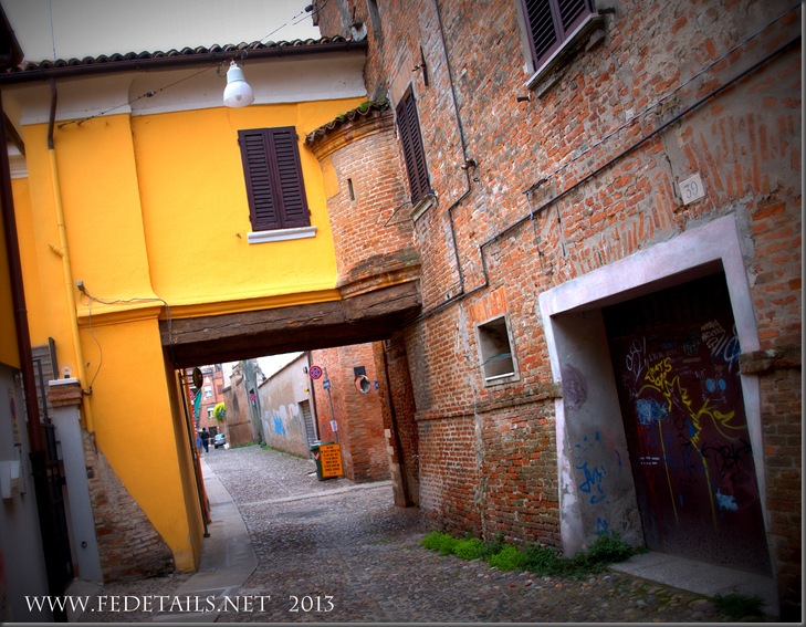 Via Capo delle Volte, Ferrara, Emilia Romagna, Italy - Property and Copyrights of FEdetails.net