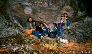 Lance, Michael, Sue, Matthew, Steven, Deborah, Melody, and friend in Guacamole Cave