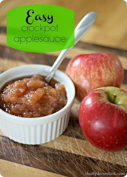 Easy crockpot applesauce