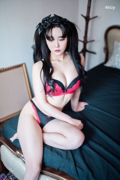 [BLUECAKE] Bomi (보미) & Zia (지아) Fate Saber x Thosaka Rin – Lingerie.Ver