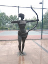 火炬公园运动员雕像