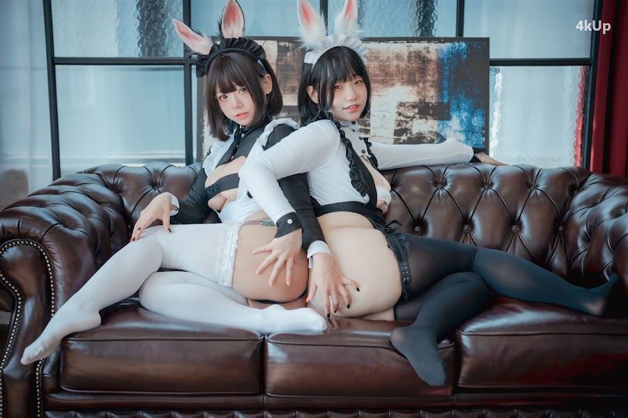 DJAWA Photo – Maruemon (마루에몽) & Mimmi (밈미) Maid Mansion W²
