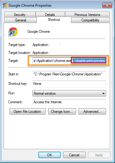 dedikation variabel Palads T3CHNOT3S: Chrome Print Preview - How to Disable