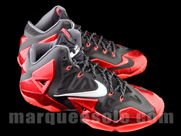 lebron shoes red black and white