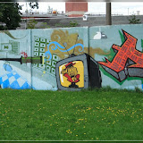 Grafitti in der Puschkinstraße (Herr Rossi)