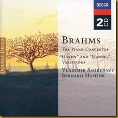 Brahms concierto piano 2 Haitink Ashkenazy