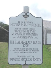 Cape Cod Brewster windmill Higgins farm