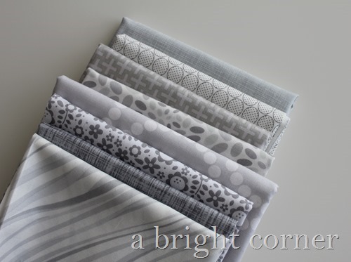 stack of gray fabrics