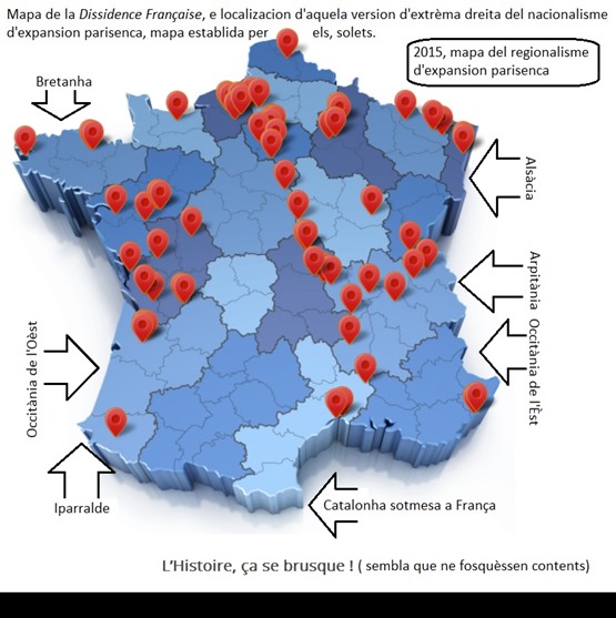 mapa de l'extrèma-dreita nacionalista francesa