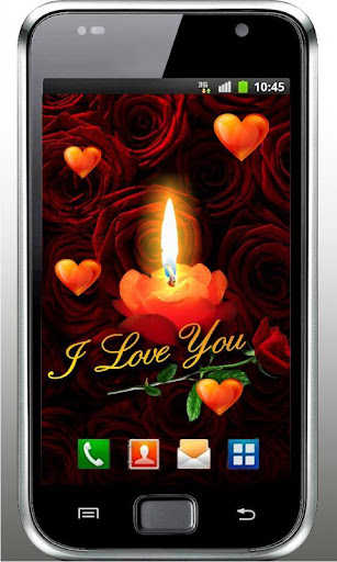 Love Candle HD Live Wallpaper