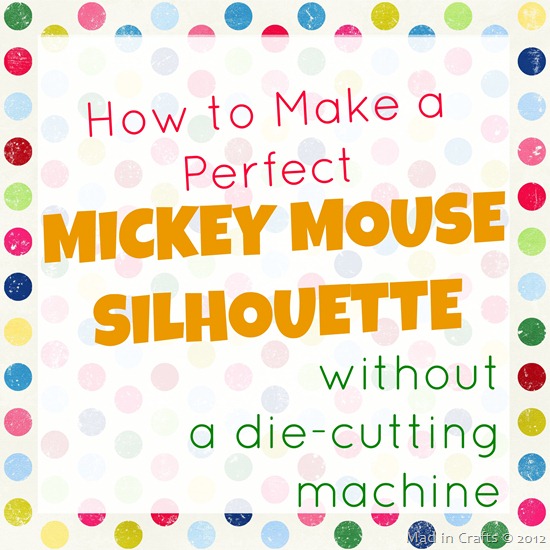 How to Make a Perfect Mickey Mouse Silhouette