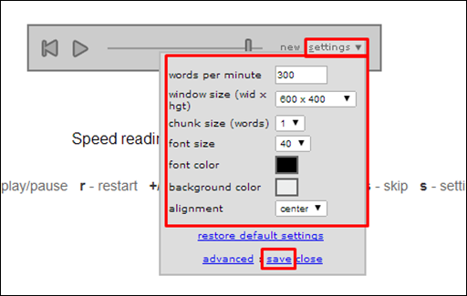 Leitura rápida com Spreeder - Visual Dicas