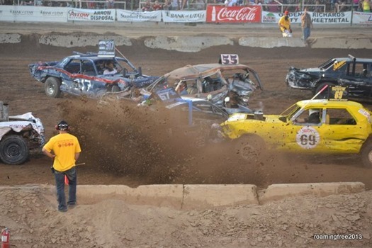 Dirt was flying!