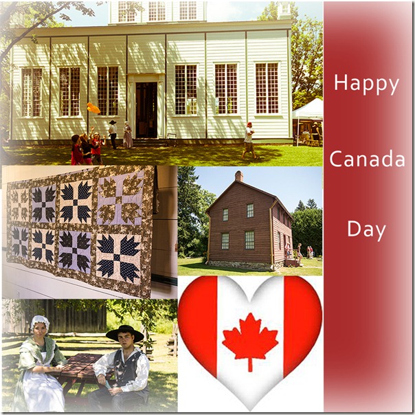 Happy Canada Day mosaic