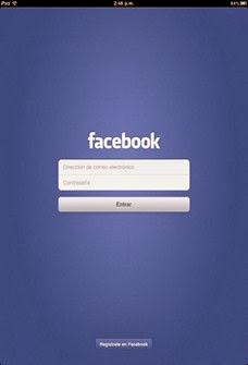 Iniciar sesión en Facebook desde iPhone - iPad
