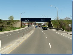 4308 motorhome trip to Bronte Creek Provincial Park  Hwy 25 Milton CN bridge
