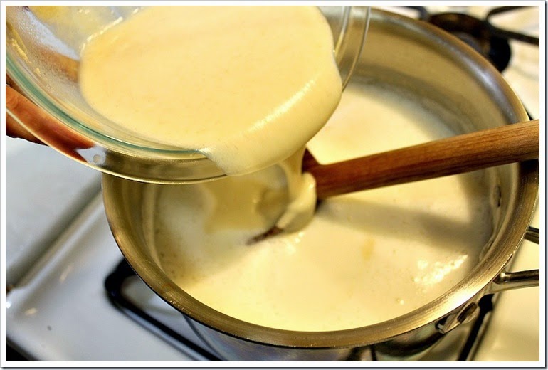Atole blanco with Milk | step by step instructions with photos of the process