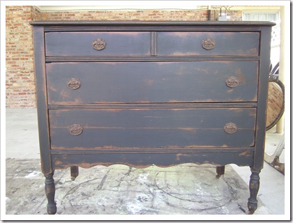 Black shabby 2024 chic dresser