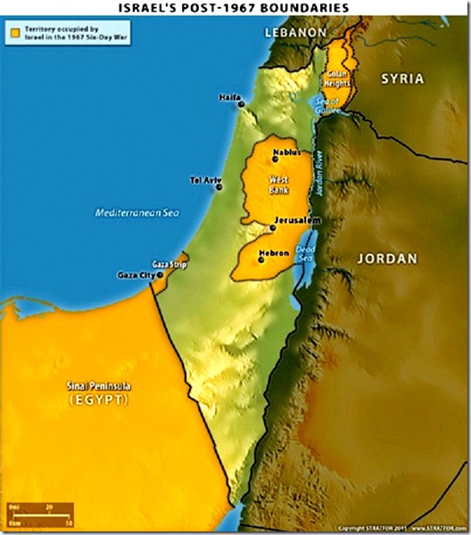 Israel's Post 1967 Borders