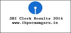 SBI  Clerk Results 2014