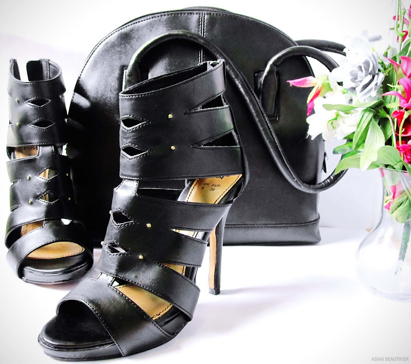 F&F gladiator shoes and doctor handbag