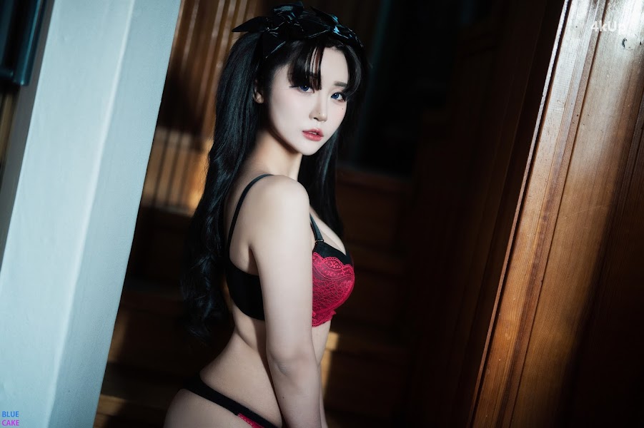 [BLUECAKE] Bomi (보미) & Zia (지아) Fate Saber x Thosaka Rin – Lingerie.Ver