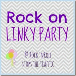 rock on linky party banner